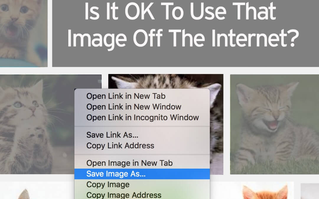 Is it OK to copy the images in the Internet?