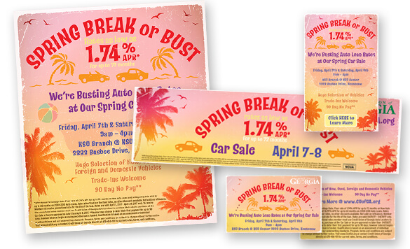 Credit Union of Georgia Spring Break Car Sale